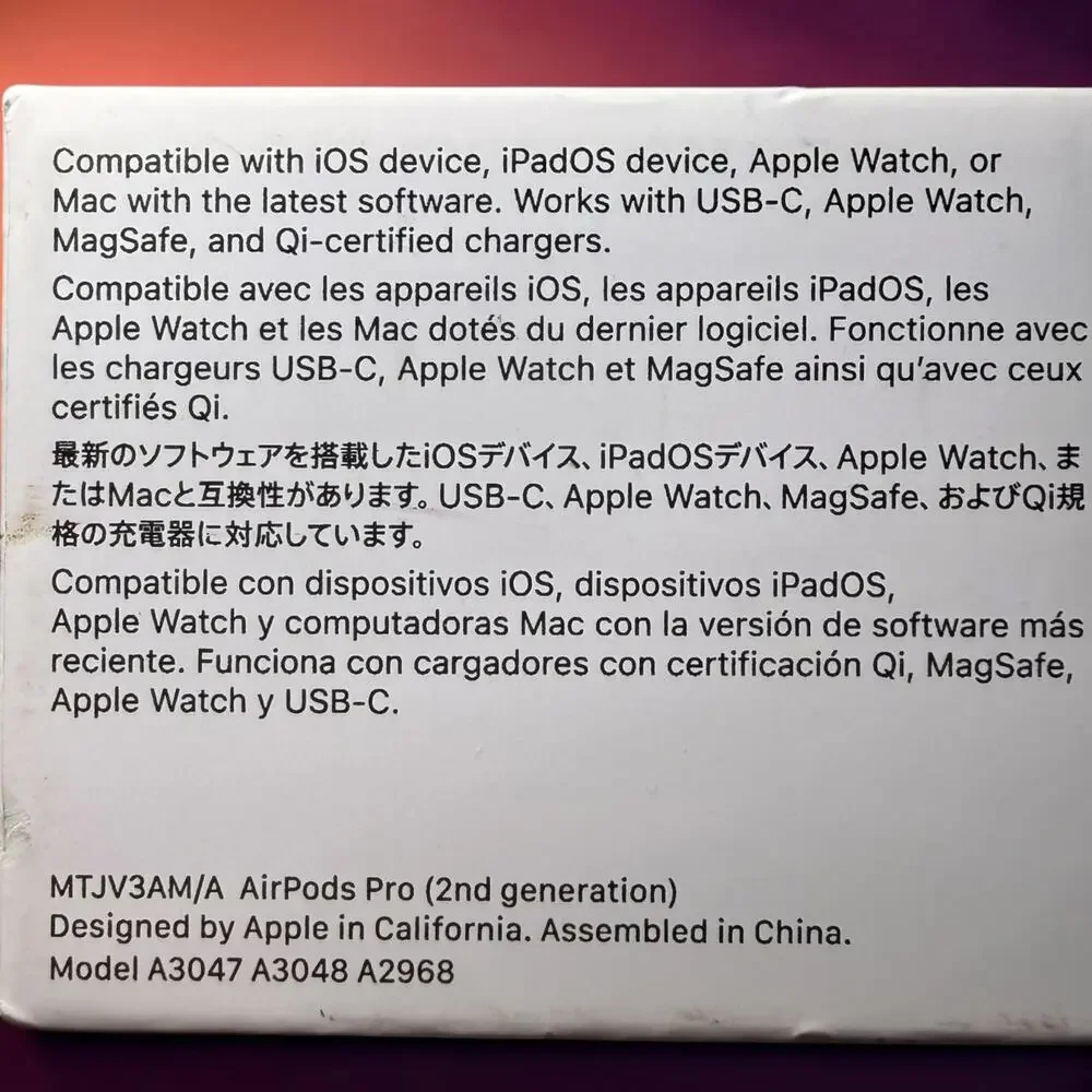 Apple this listing